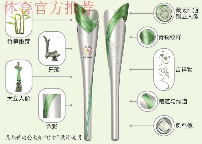 世界运动会首支火炬“竹梦”亮相成都